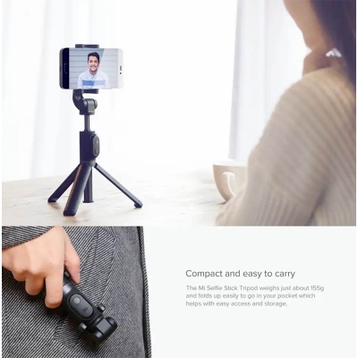 Picture of CF15 Pro Bluetooth Tripod Selfie Stick-Black