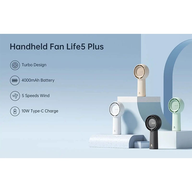 Picture of JISULIFE FA43 Handheld Powerful Turbo Fan 4000mAh-Green