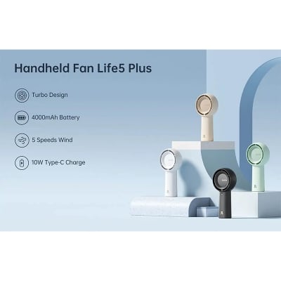 Picture of JISULIFE FA43 Handheld Powerful Turbo Fan 4000mAh-Green