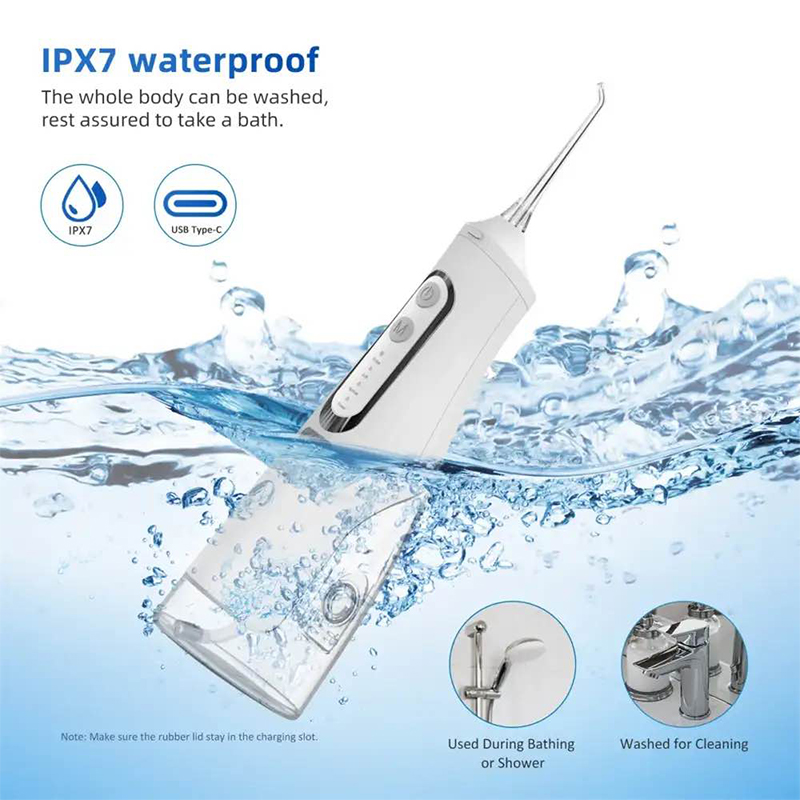 Picture of Xiaomi Oral Irrigator Rechargeable Water Flosser Portable Dental Water Jet Cleaner-White