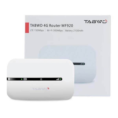 Picture of TABWD 4G Router MF920 Mobile Wi-Fi Router-White