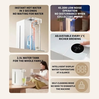 Picture of Xiaomi Mijia S2202 2.5L Instant Hot and Cold Water Dispenser-White