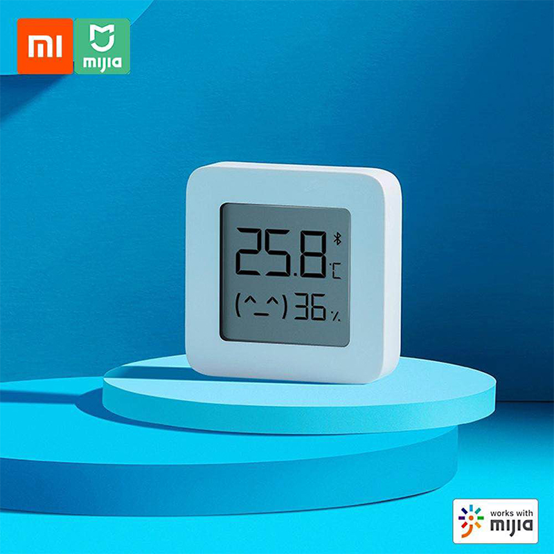 Picture of Xiaomi Smart LCD Screen Digital Thermometer 2 Wifi Bluetooth Temperature Humidity Sensor-White