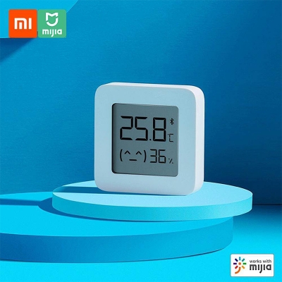 Picture of Xiaomi Smart LCD Screen Digital Thermometer 2 Wifi Bluetooth Temperature Humidity Sensor-White