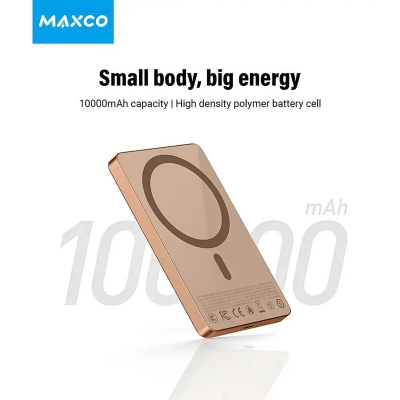 Picture of MAXCO MP39 10000mAh 20W Legend 2 Magnetic Wireless Charging Power Bank-Silver