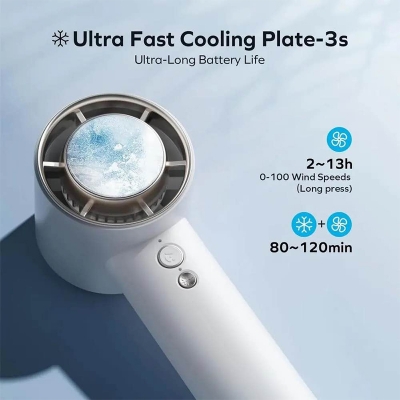 Picture of Momax Ultra Freeze Portable Icy Cooling Fan-White