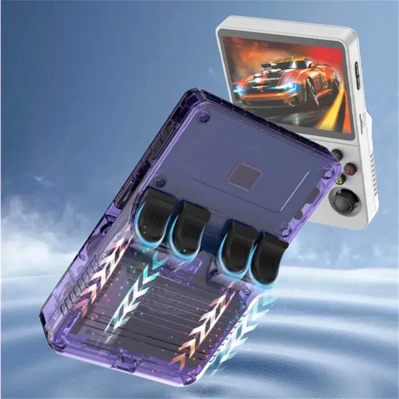 Picture of R36S Retro Game Console 64GB 21000+ Games Linux and PSP Gaminig System 3.5 Inch IPS Screen Portable Pocket Game Player for Kids B Easy to Use-Black