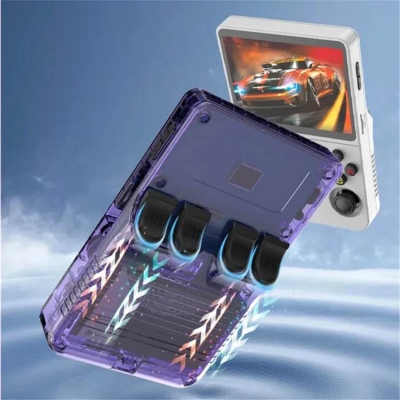 Picture of R36S Retro Game Console 64GB 21000+ Games Linux and PSP Gaminig System 3.5 Inch IPS Screen Portable Pocket Game Player for Kids B Easy to Use-Black