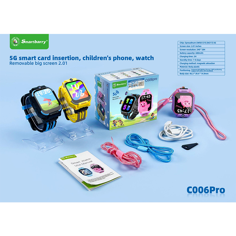 Picture of Smartwatch – C006 Pro Video Call, Real-Time finder Kids-Yellow