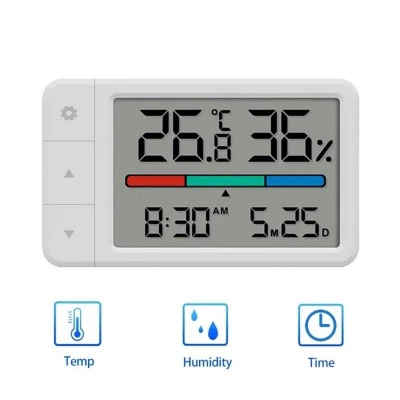 Picture of Xiaomi MiaoMiaoCe MHO-C306 Thermometer Hygrometer | Accurate Temperature & Humidity Monitor-White