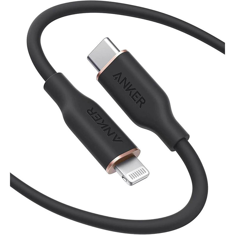 Picture of Anker PowerLine III Flow USB-C To Lightning Cable (Anker 641)-Black