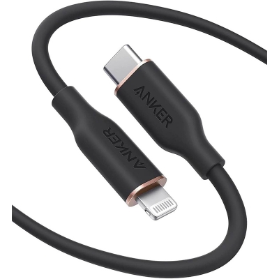 Picture of Anker PowerLine III Flow USB-C To Lightning Cable (Anker 641)-Black