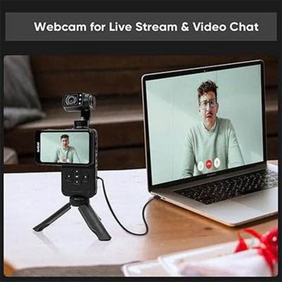 Picture of Ordro M5 5K Pocket Gimbal Camera with IR Night Vision-3-Axis Stabilized Handheld Vlog Camcorder-Black