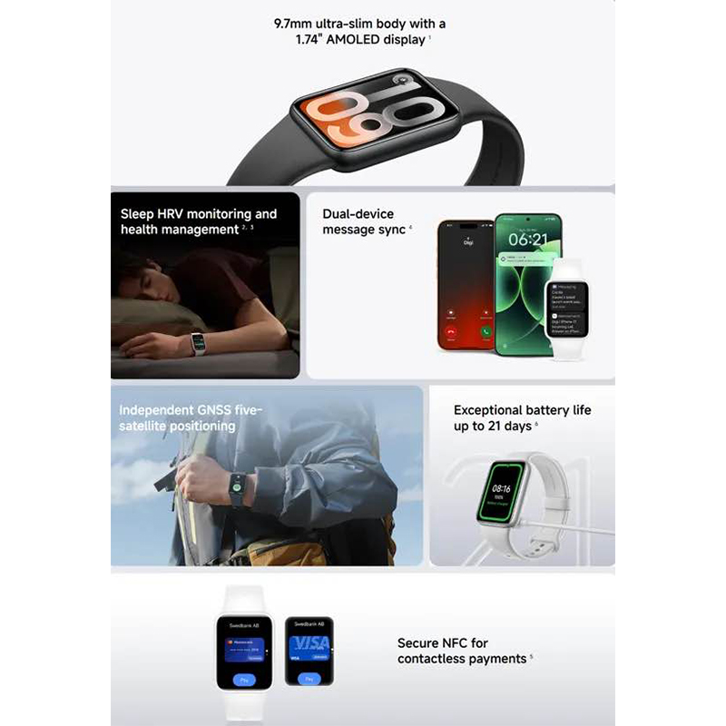 Picture of Xiaomi Smart Band 10 Pro NFC-Black