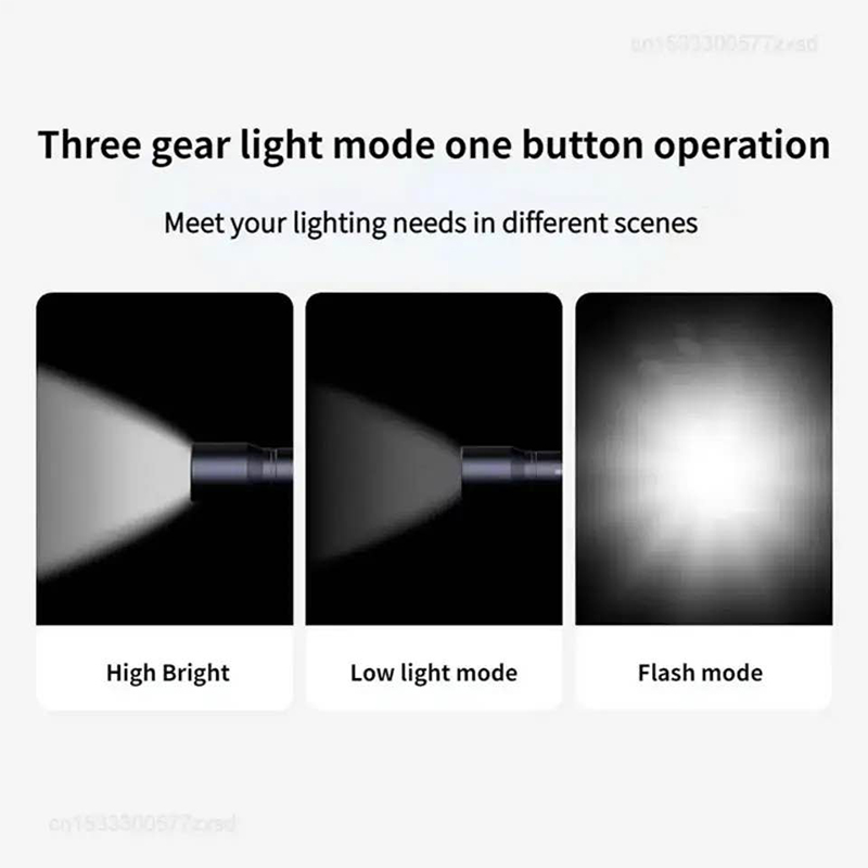 Picture of Xiaomi Beebest F1 Pro 200m Portable Charging Flashlight-Black