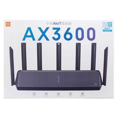 Picture of Xiaomi Mi AloT AX3600 2976Mbs Dual Band Wifi 6 5G 7 Antenna Router-Black