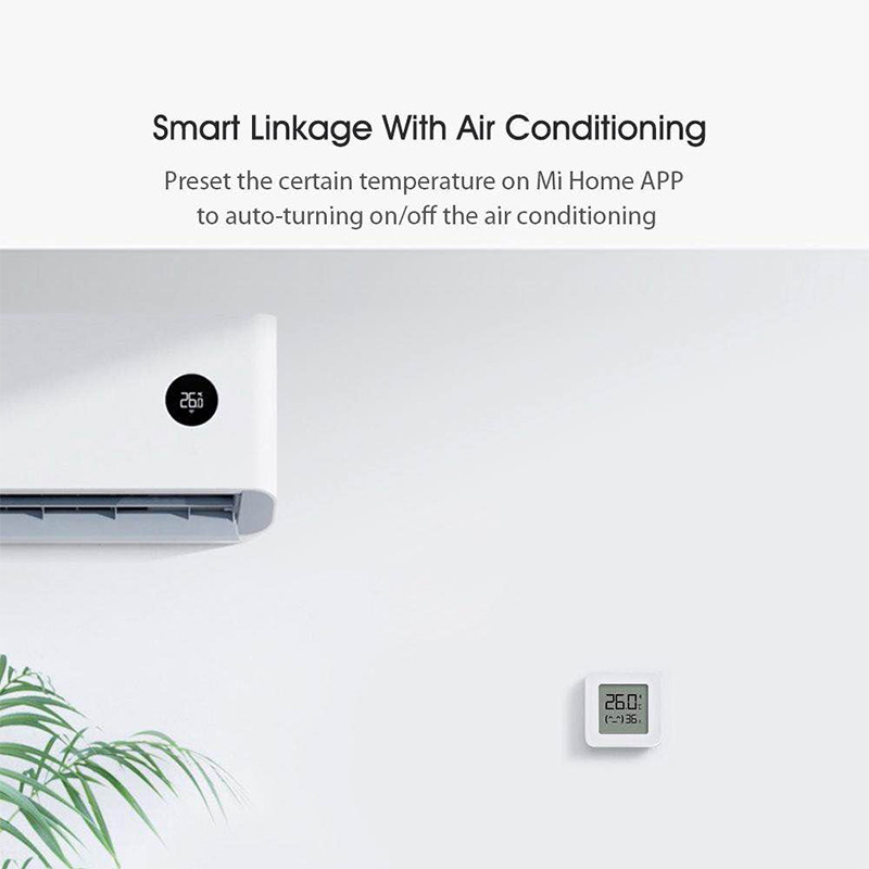Picture of Xiaomi Smart LCD Screen Digital Thermometer 2 Wifi Bluetooth Temperature Humidity Sensor-White