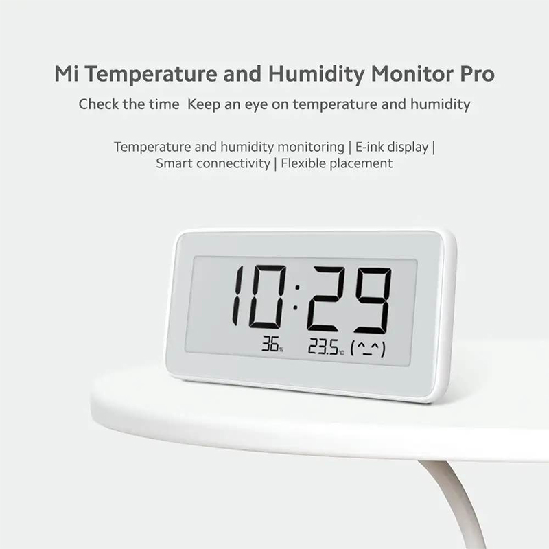 Picture of Xiaomi Temperature And Humidity Monitor Clock-White