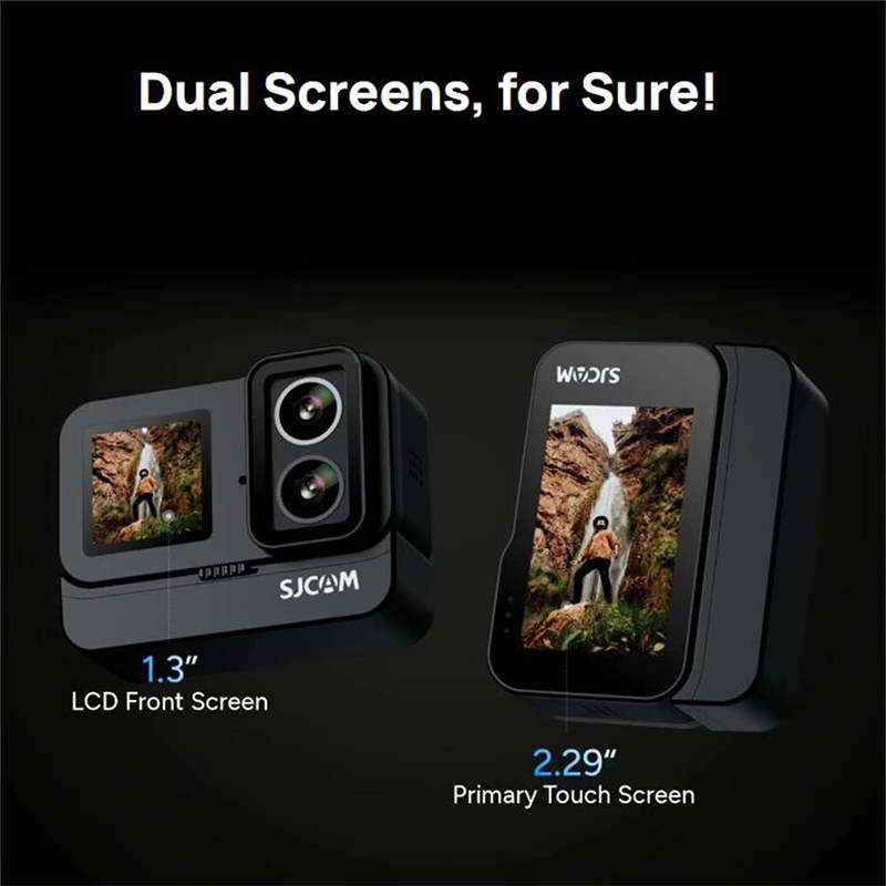 Picture of SJCAM SJ20 Dual Lens Action Camera Full Combo-Black