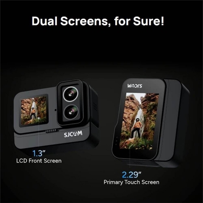 Picture of SJCAM SJ20 Dual Lens Action Camera Full Combo-Black