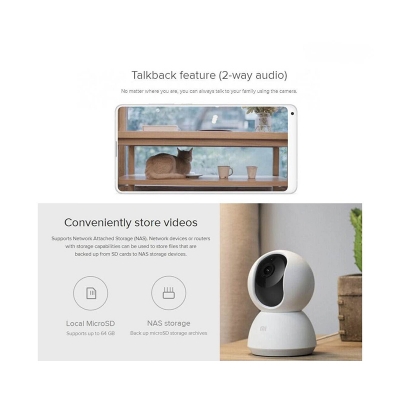 Picture of Xiaomi Mi MJSXJ05CM 360° Motion Detection WiFi Security Camera White-White