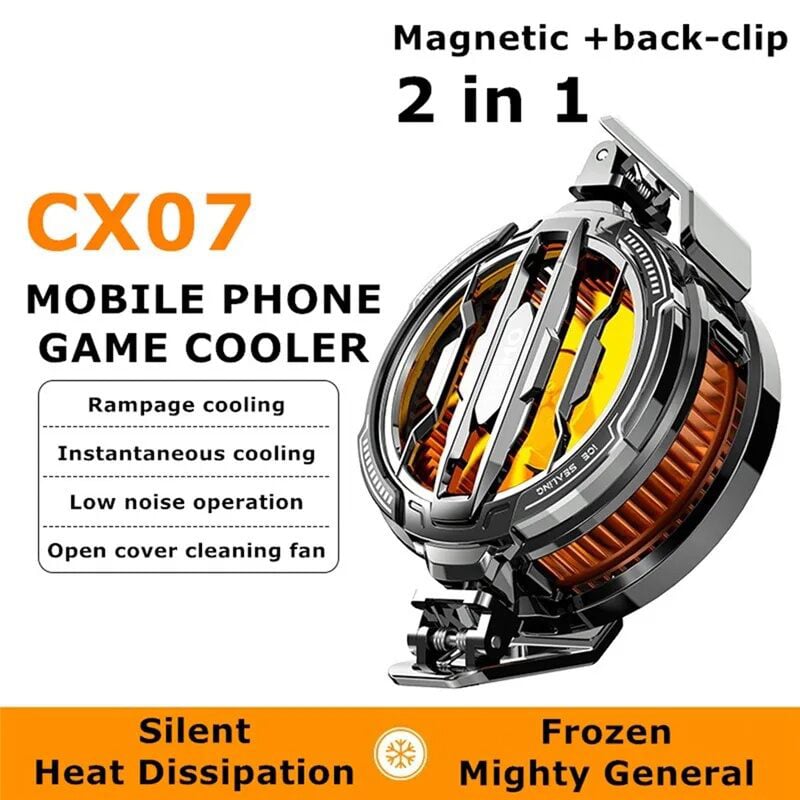 Picture of MEMO CX07 15W Magnetic Mobile Phone Cooler-Black