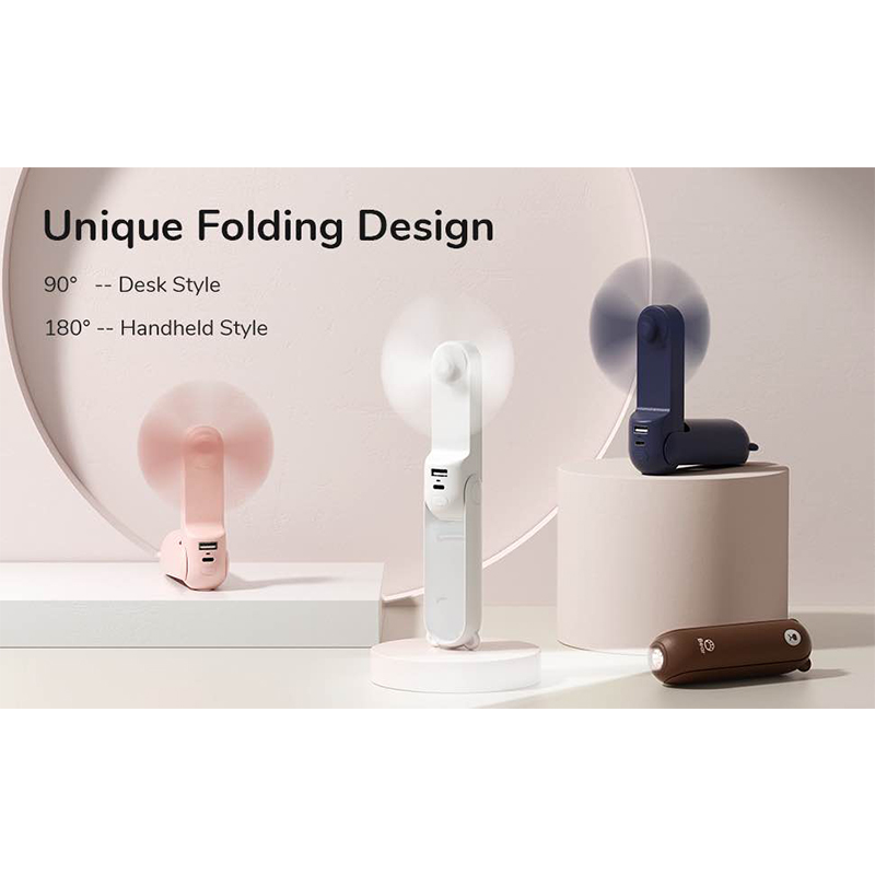 Picture of JISULIFE F8 Handheld Mini Fan 2000mAh-Brown
