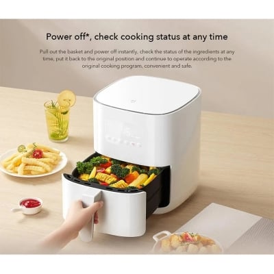 Picture of Xiaomi Mijia MAF03 Smart Air Fryer 4L App Control 1500W Oil Free Cooking Healthy Kitchen Appliance-White
