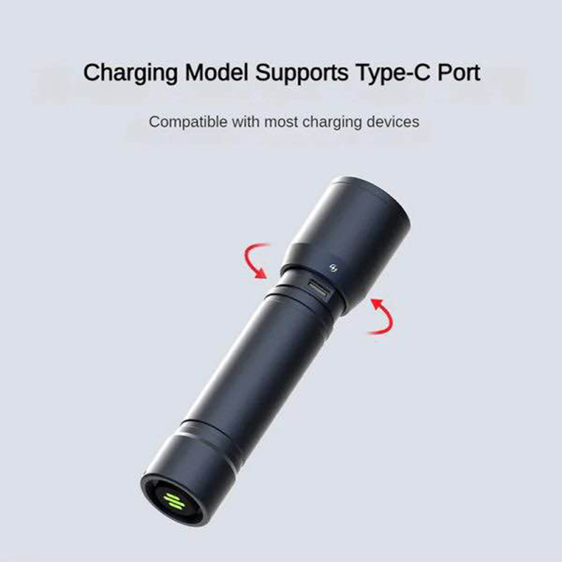 Picture of Xiaomi Beebest F1 Pro 200m Portable Charging Flashlight-Black