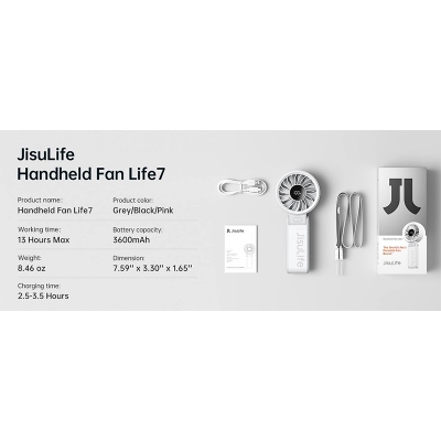 Picture of JisuLife Handheld Fan Life7-Black
