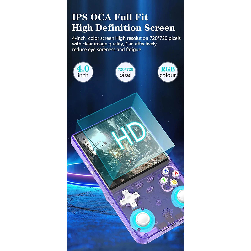 Picture of R36 ULTRA Retro Handheld Game Console(Global Version)-Blue