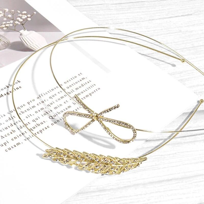 Picture of Bow Hair Band Fine Crystal Glass Accessories