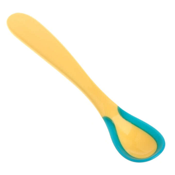 Picture of Baby Food Spoon Anti Scalding Baby Food Spoon Stem - Blue