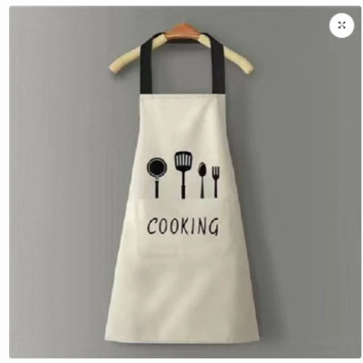 Picture of Waterproof Kitchen Apron Apron Kitchen Cooking And Washing Dishes Big Pocket Housework Apron Good Effect And Easy To Use Oil Resistant