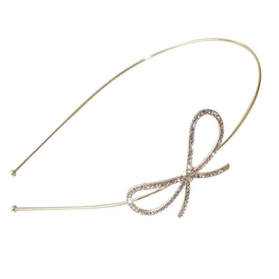 Picture of Bow Hair Band Fine Crystal Glass Accessories-Rhinestone Bow