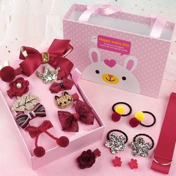 Picture of Kids Hair Band Set Baby Girl Cute China Color matching hair clip set/Hair Accessories