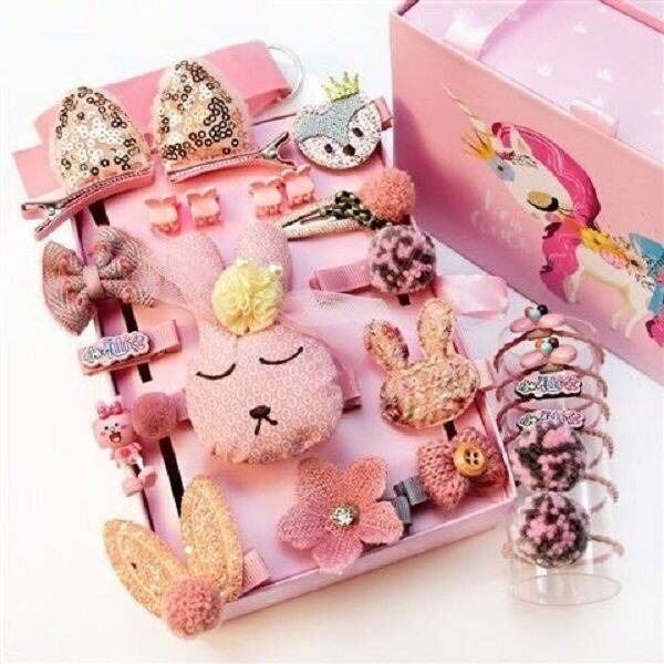 Picture of Kids Hair Band Set Baby Girl Cute China Color matching hair clip set/Hair Accessories