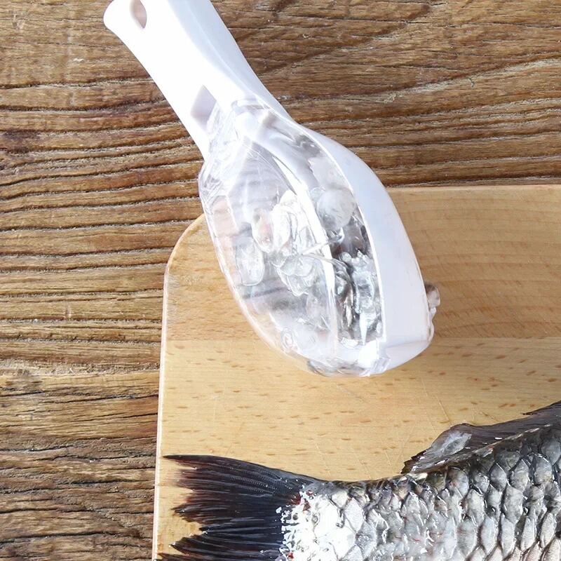 Picture of Fish skin brush scraping fish scale brush grater quick disassembly knife cleaning peeling skin scraper scraper fish scaler - Blue