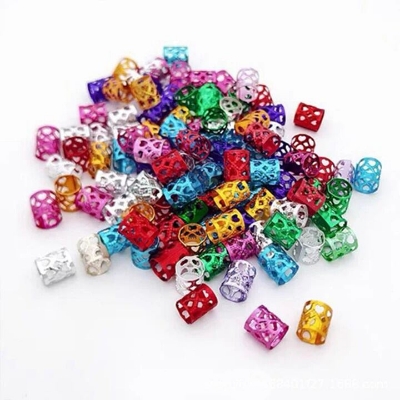 Picture of Hair buckle dreadlocks Microfiber buckle girl sweet cool trendy hip-hop punk hair accessories ring - Multicolor