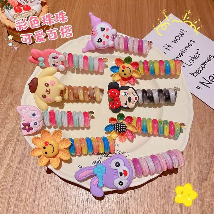 Picture of Children's Ponytail Hair Accessories (Available) - 4-5 yrs - Multicolor