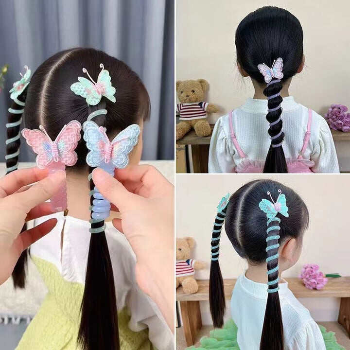 Picture of Children's Ponytail Hair Accessories (Available) - 4-5 yrs - Multicolor