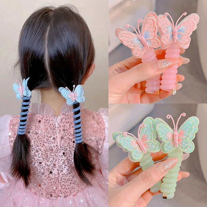 Picture of Children's Ponytail Hair Accessories (Available) - 4-5 yrs - Multicolor