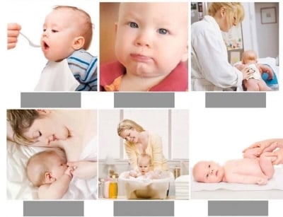 Picture of 8PCS 100% Cotton Newborn Baby Towels Set | Soft Baby Washcloths, Burp Cloths & Saliva Towels | Reusable Feeding & Handkerchief Towels for Boys & Girls
