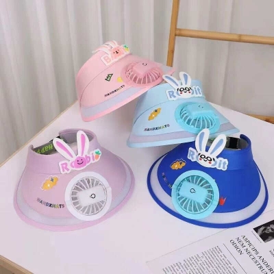 Picture of Summer Cap With rechargeable Fan For Kids & Adult - Suit Only: 34