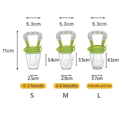 Picture of Baby Pacifier Baby Fruit Teething (Available) - Blue