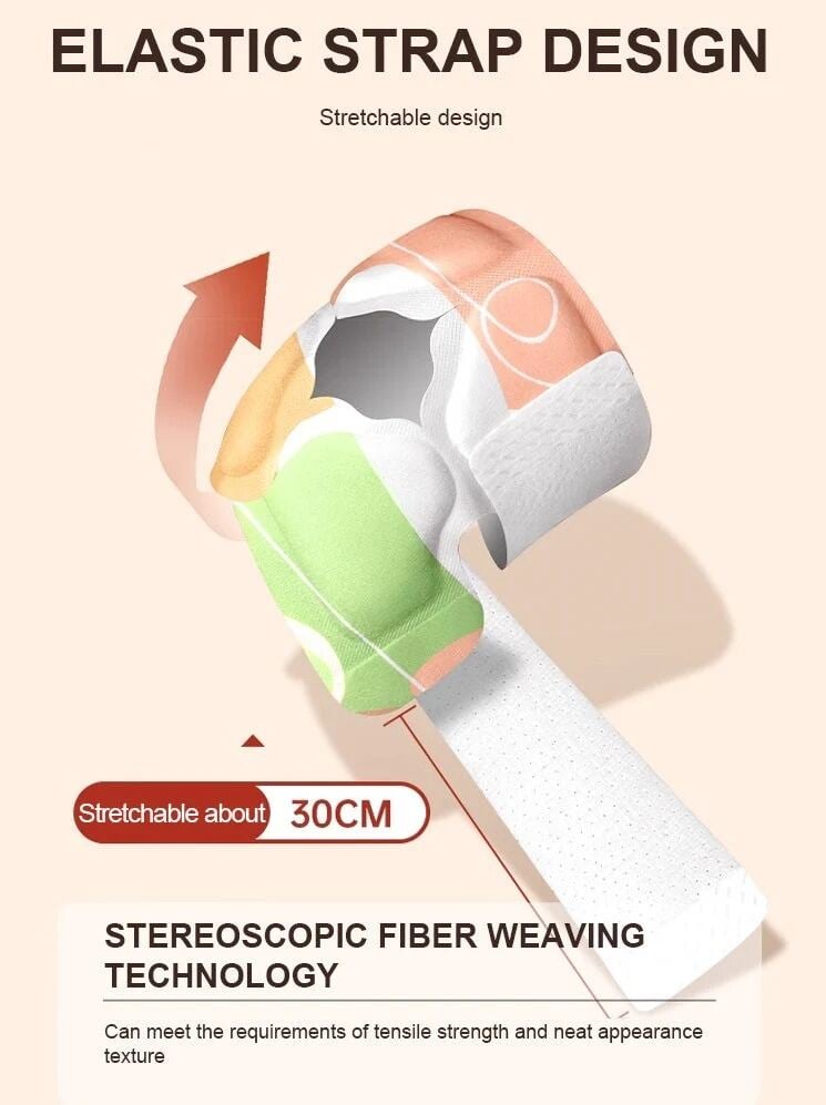 Picture of Self Heating Pain Relief Warm Knee Patch Pad (সেলফ হিটিং ব্যথা উপশম ওয়ার্ম হাঁটুর প্যাচ প্যাড) - Brown