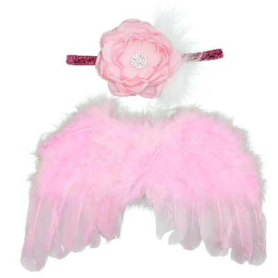 Picture of Children's Hair Accessories Angel Feather Wings - Pink