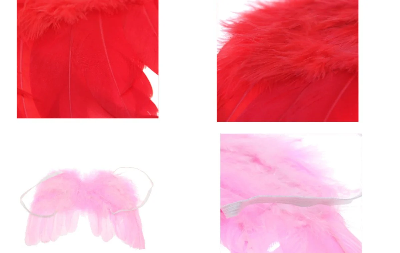 Picture of Children's Hair Accessories Angel Feather Wings - Pink