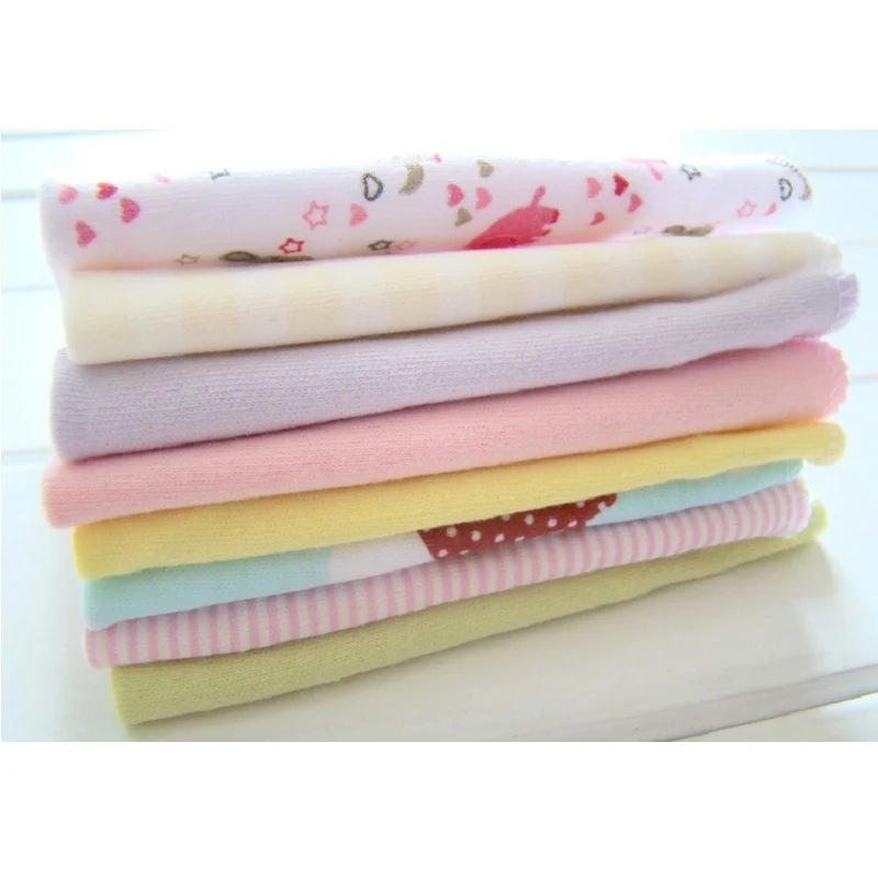 Picture of 8pcs Pack Cotton Newborn Baby Towels - Multicolor