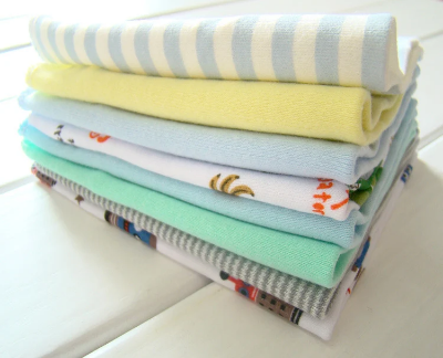 Picture of 8pcs Pack Cotton Newborn Baby Towels - Multicolor